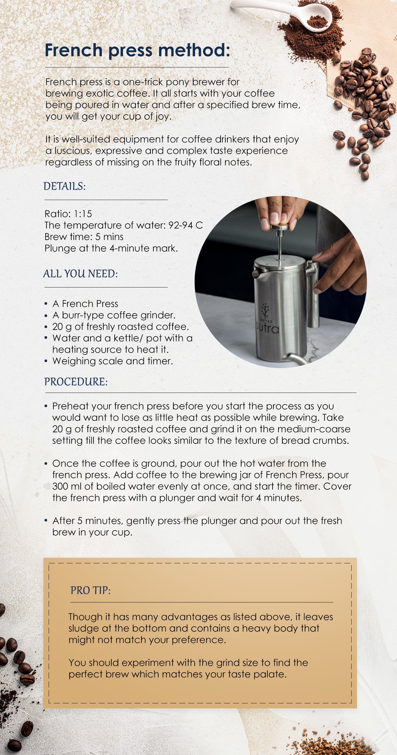 French Press Method